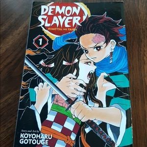 Demon Slayer Kimetsu No Yaiba Vol. 1 Manga Book